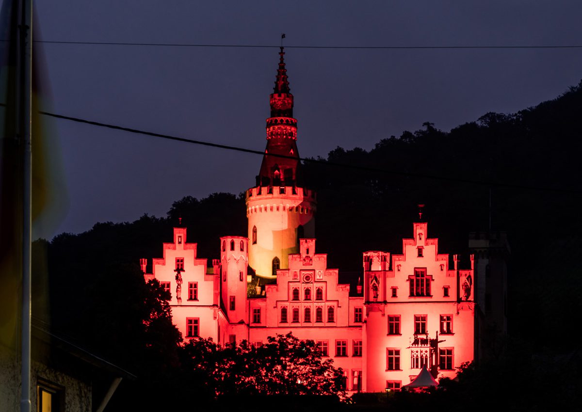 Kulturinstallationen, Night of Light, Schloss Arenfels